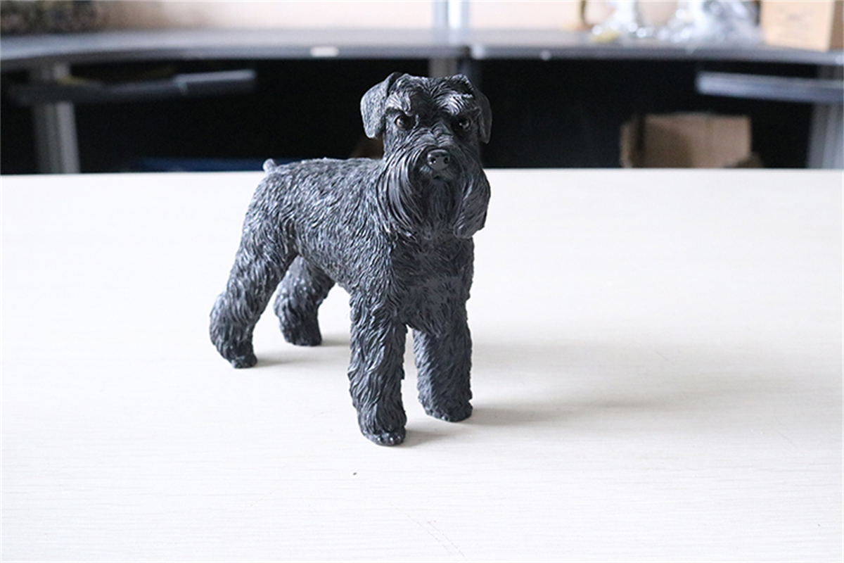 JJM Miniature Schnauzer Dog Pet Figure Animal Model Collector Toys Decor Gift Car Decoration Crafts Collection Simulation Model JJM Miniature Schnauzer Dog Pet Figure Animal Model Collector Toys Decor Gift Car Decoration Crafts Collection Simulation Model