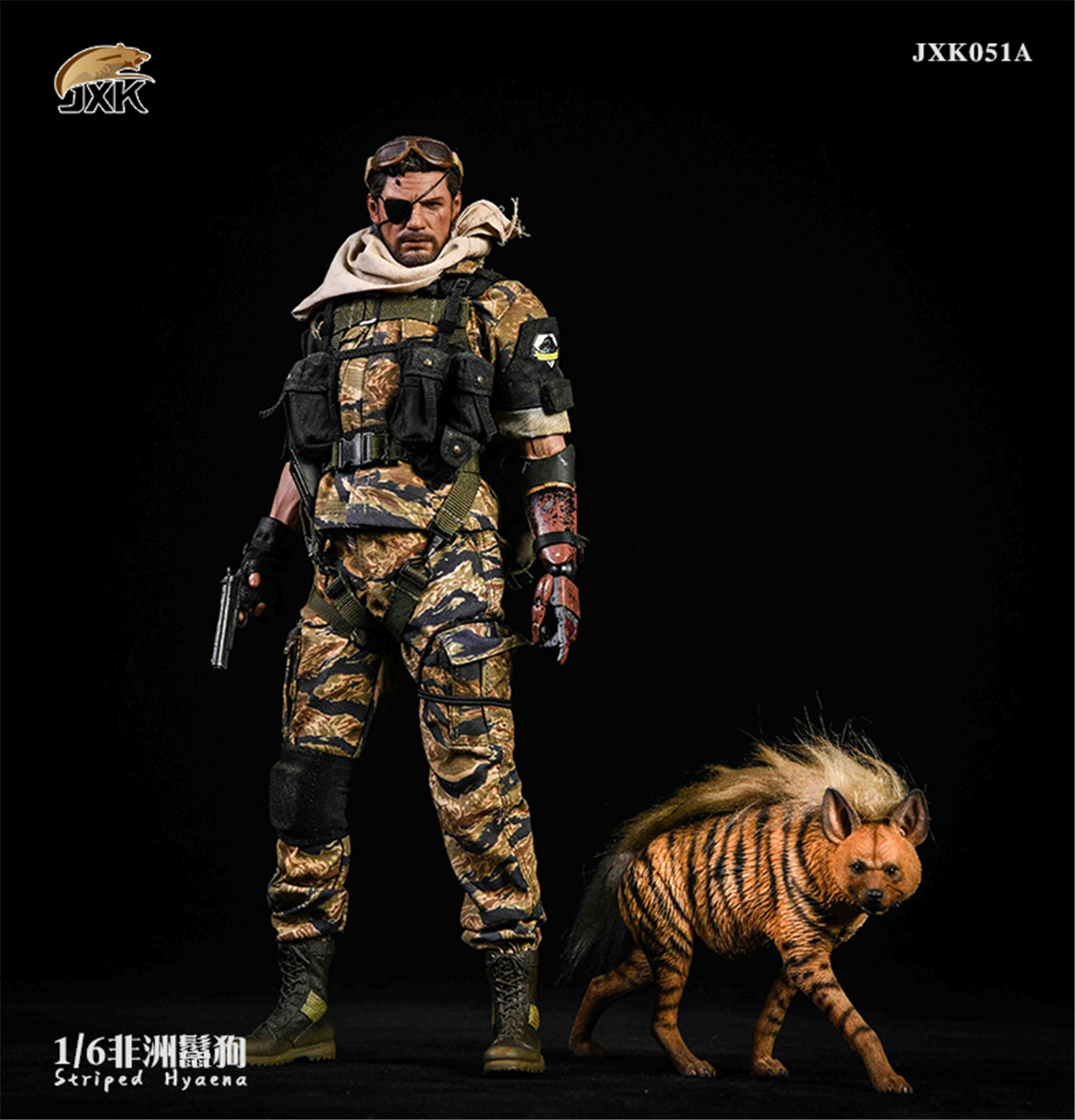 JXK 1:6 Scale Africa Striped Hyaena Figure Dog Hyaenidae Animal Collector Toy Resin Decoration Gift JXK 1:6 Scale Africa Striped Hyaena Figure Dog Hyaenidae Animal Collector Toy Resin Decoration Gift