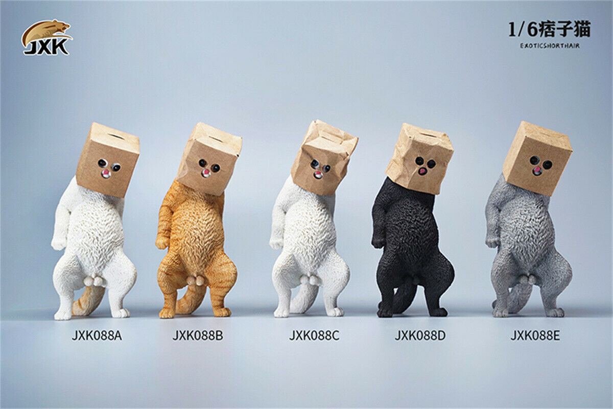 JXK 1/6th Exotic Shorthair Model Ruffian Cat Figure Realistic Animal Collector Funny Decoration Ornaments Kids Gift Toy JXK 1/6th Exotic Shorthair Model Ruffian Cat Figure Realistic Animal Collector Funny Decoration Ornaments Kids Gift Toy