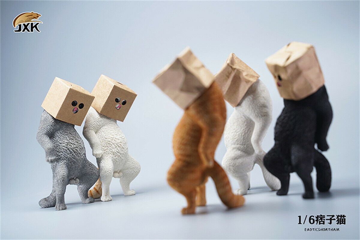 JXK 1/6th Exotic Shorthair Model Ruffian Cat Figure Realistic Animal Collector Funny Decoration Ornaments Kids Gift Toy JXK 1/6th Exotic Shorthair Model Ruffian Cat Figure Realistic Animal Collector Funny Decoration Ornaments Kids Gift Toy