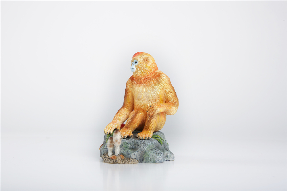 EDAGE Snub-nosed Monkey Family Scene Statue Golden Monkey Animal Figure Desktop Decoration Collector Toy Gift EDAGE Snub-nosed Monkey Family Scene Statue Golden Monkey Animal Figure Desktop Decoration Collector Toy Gift