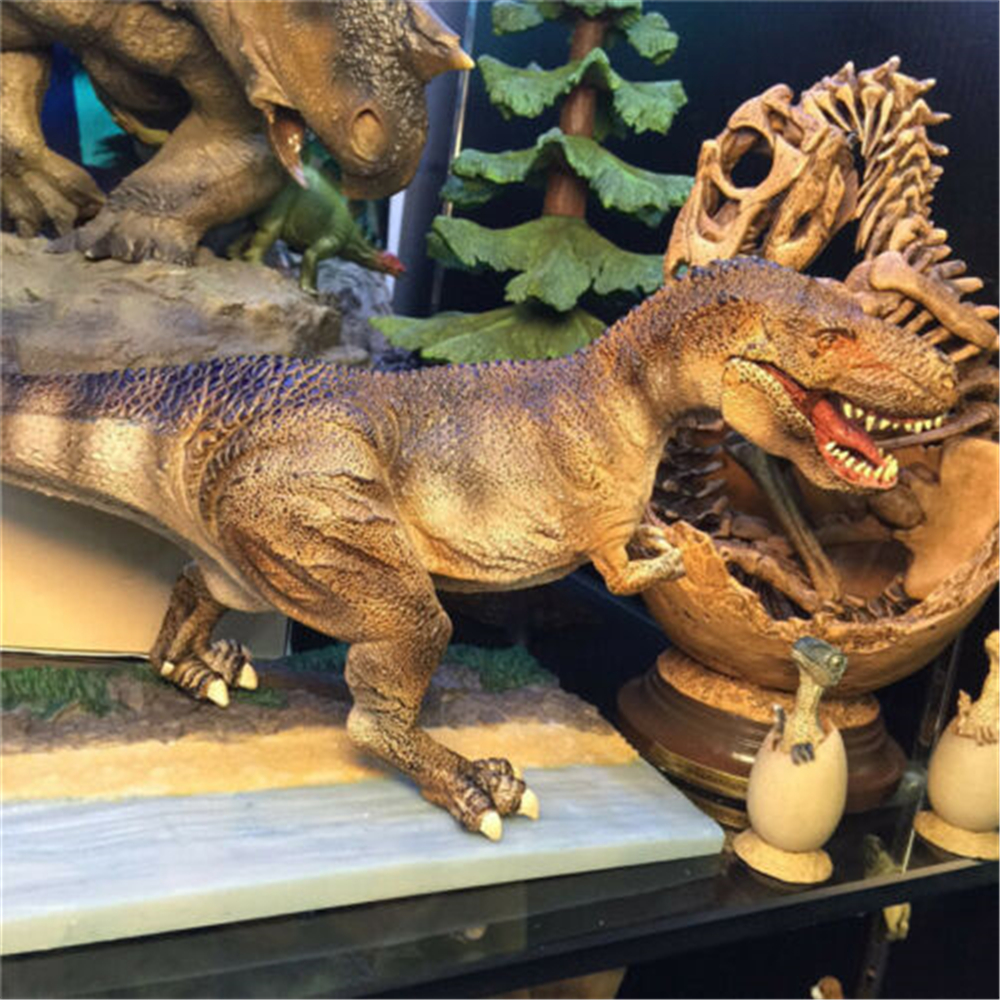 EDAGE 1:35 Scale Tarbosaurus Model Tyrannosaurus Tyrannosauridae Dinosaur Toys Animal Collector Decoration Adults Gift EDAGE 1:35 Scale Tarbosaurus Model Tyrannosaurus Tyrannosauridae Dinosaur Toys Animal Collector Decoration Adults Gift