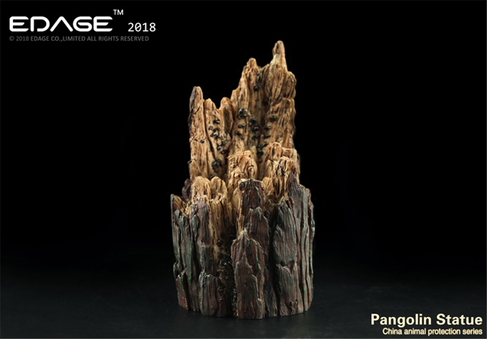 EDAGE Chinese Pangolin Figure Animal Figure Desktop Decoration Collector Toy Gift