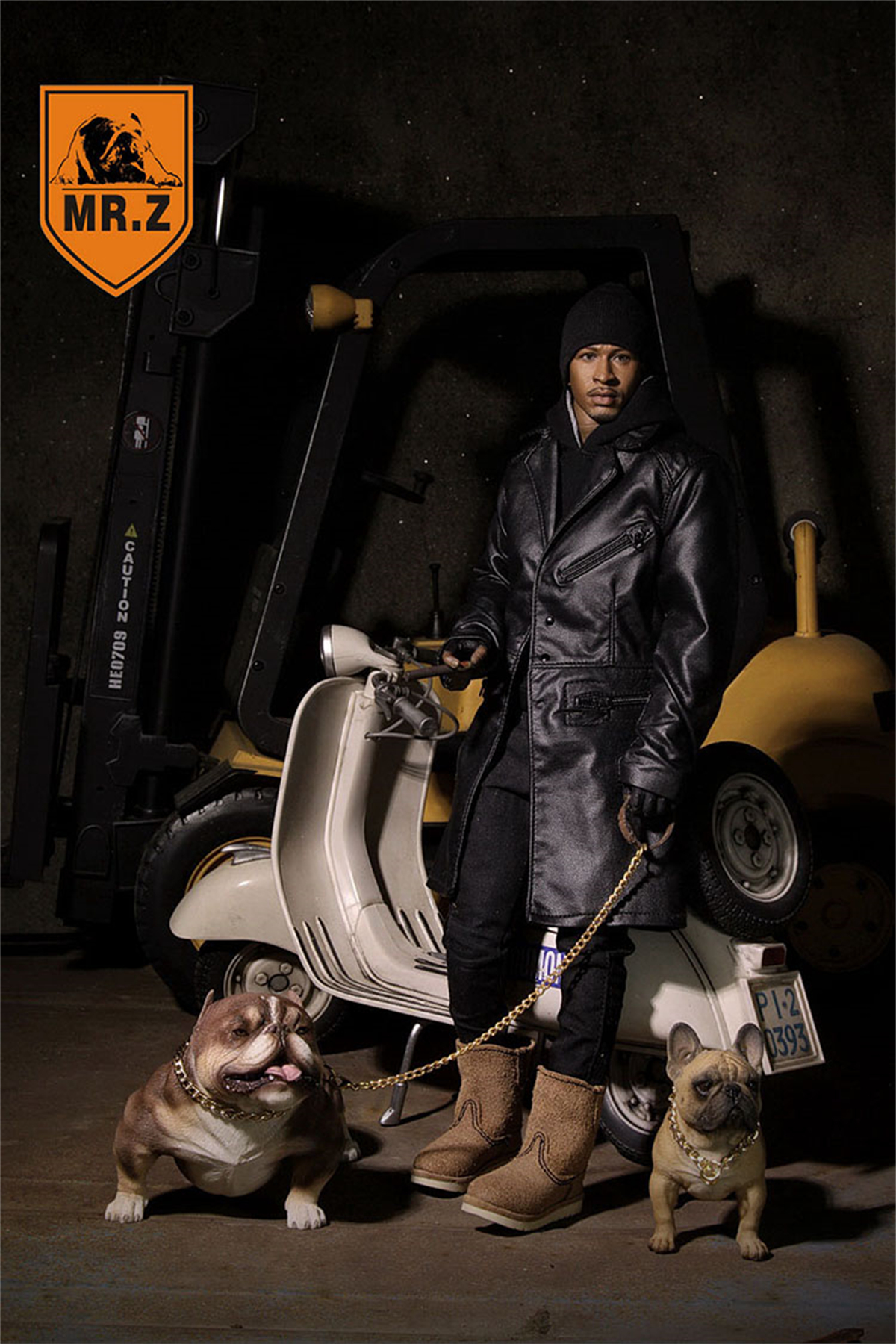 Mr.Z Studio 1:6 Stand French Bulldog Bull Dog Pet Figure Animal Toy Collector Decor Gift Play Home Furnishing Small Ornaments Mr.Z Studio 1:6 Stand French Bulldog Bull Dog Pet Figure Animal Toy Collector Decor Gift Play Home Furnishing Small Ornaments