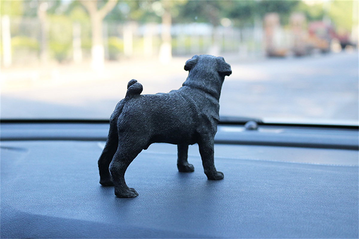 JJM Pug Dog Pet Figure Canidae Animal Collector Canis Lupus Familiaris Toy Gift Crafts Souvenirs Decoration Vehicle Simulation JJM Pug Dog Pet Figure Canidae Animal Collector Canis Lupus Familiaris Toy Gift Crafts Souvenirs Decoration Vehicle Simulation