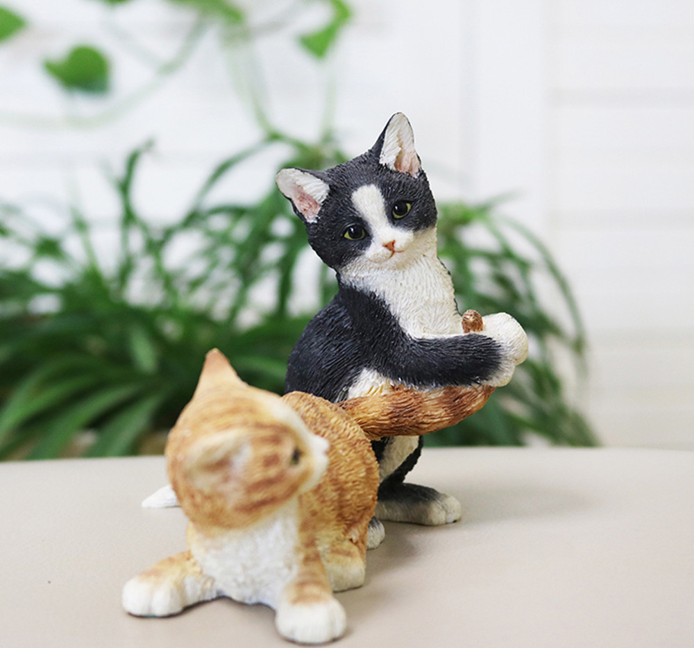 JJM Chinese Garden Cat Pet Figure Kitten Felis catus Animal Collector Toy Resin Model Educational for Children Adults Kids Gift JJM Chinese Garden Cat Pet Figure Kitten Felis catus Animal Collector Toy Resin Model Educational for Children Adults Kids Gift