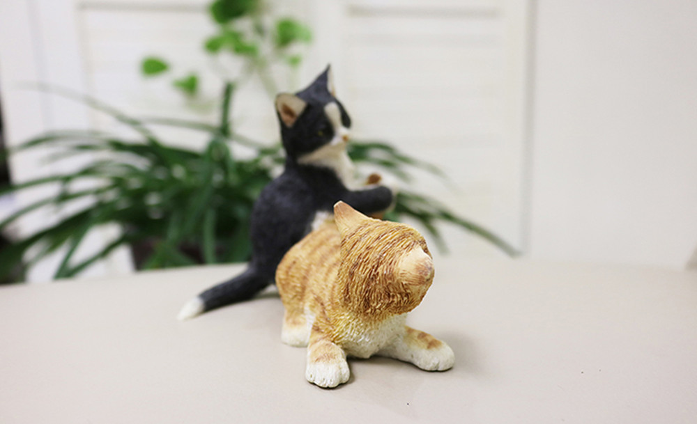 JJM Chinese Garden Cat Pet Figure Kitten Felis catus Animal Collector Toy Resin Model Educational for Children Adults Kids Gift JJM Chinese Garden Cat Pet Figure Kitten Felis catus Animal Collector Toy Resin Model Educational for Children Adults Kids Gift