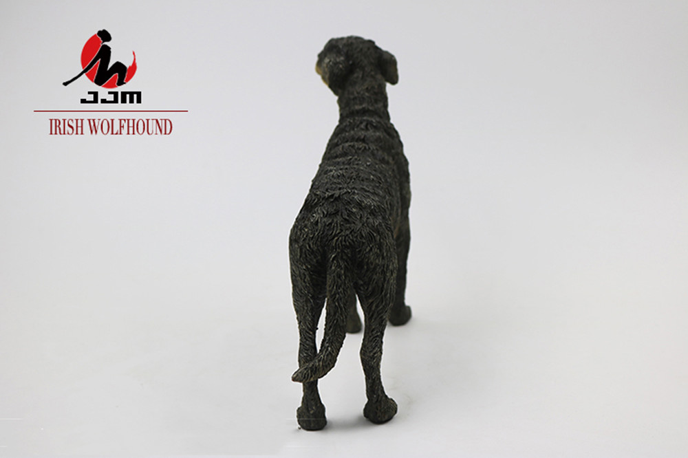 JJM Irish Wolfhound Dog Pet Figure Canidae Animal Collector Toy Car Decoration