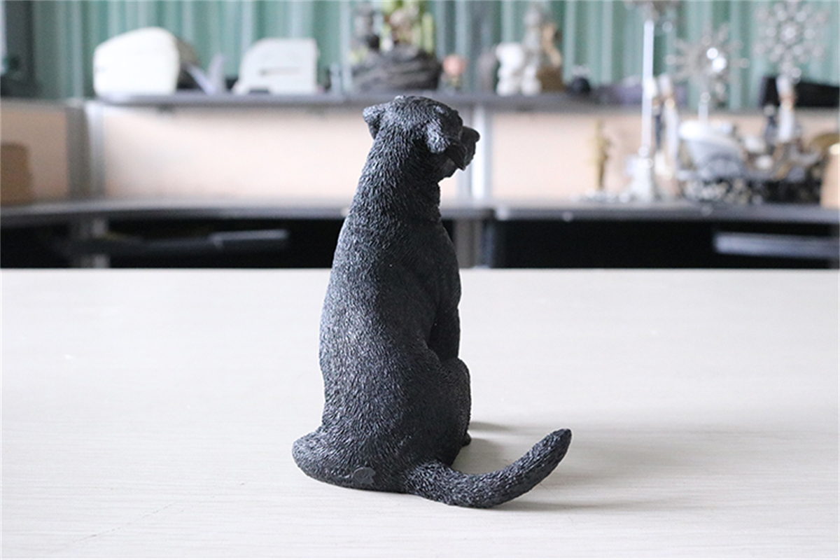 JJM Sit Labrador Retriever Dog Pet Figure Animal Car Decoration Model Toy Crafts Souvenirs Gift Decor Vehicle Simulation Unisex