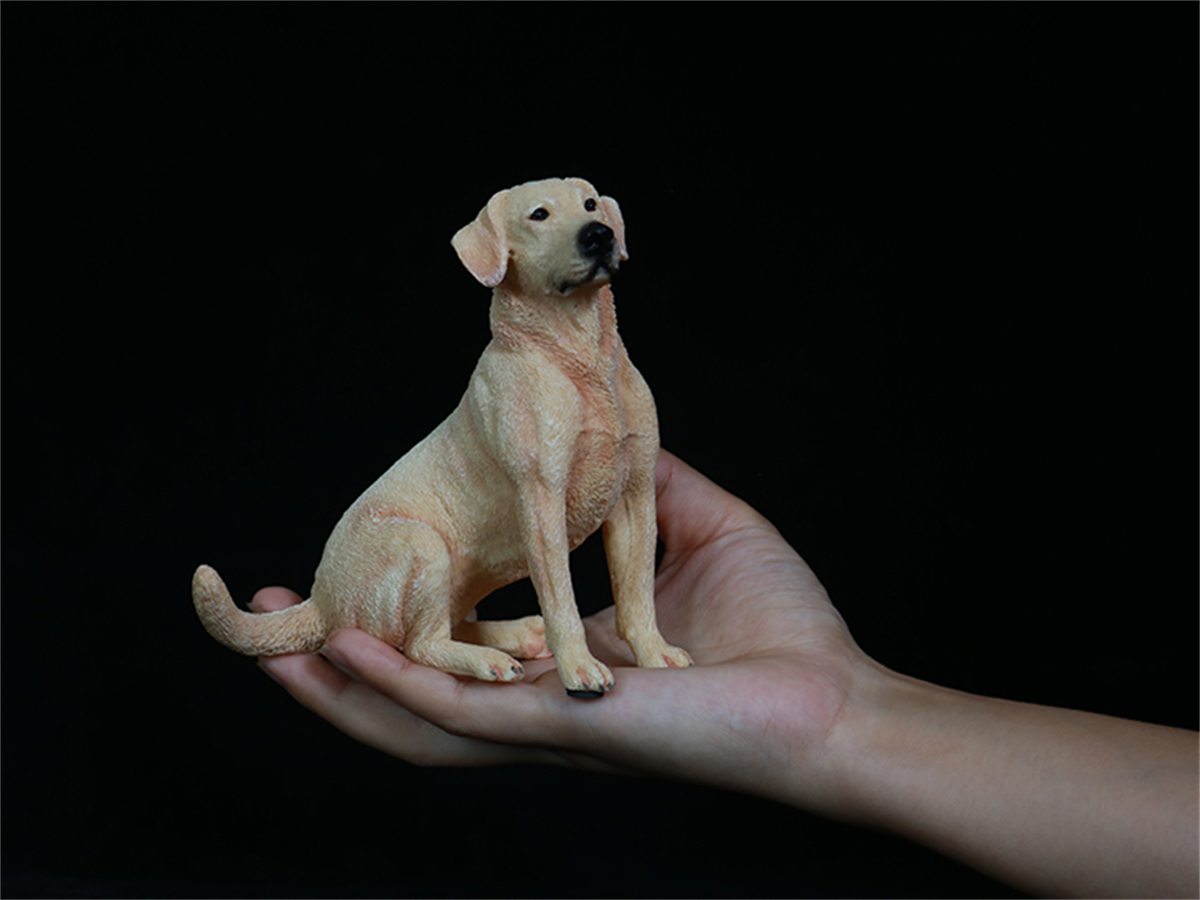 JJM Sit Labrador Retriever Dog Pet Figure Animal Car Decoration Model Toy Crafts Souvenirs Gift Decor Vehicle Simulation Unisex