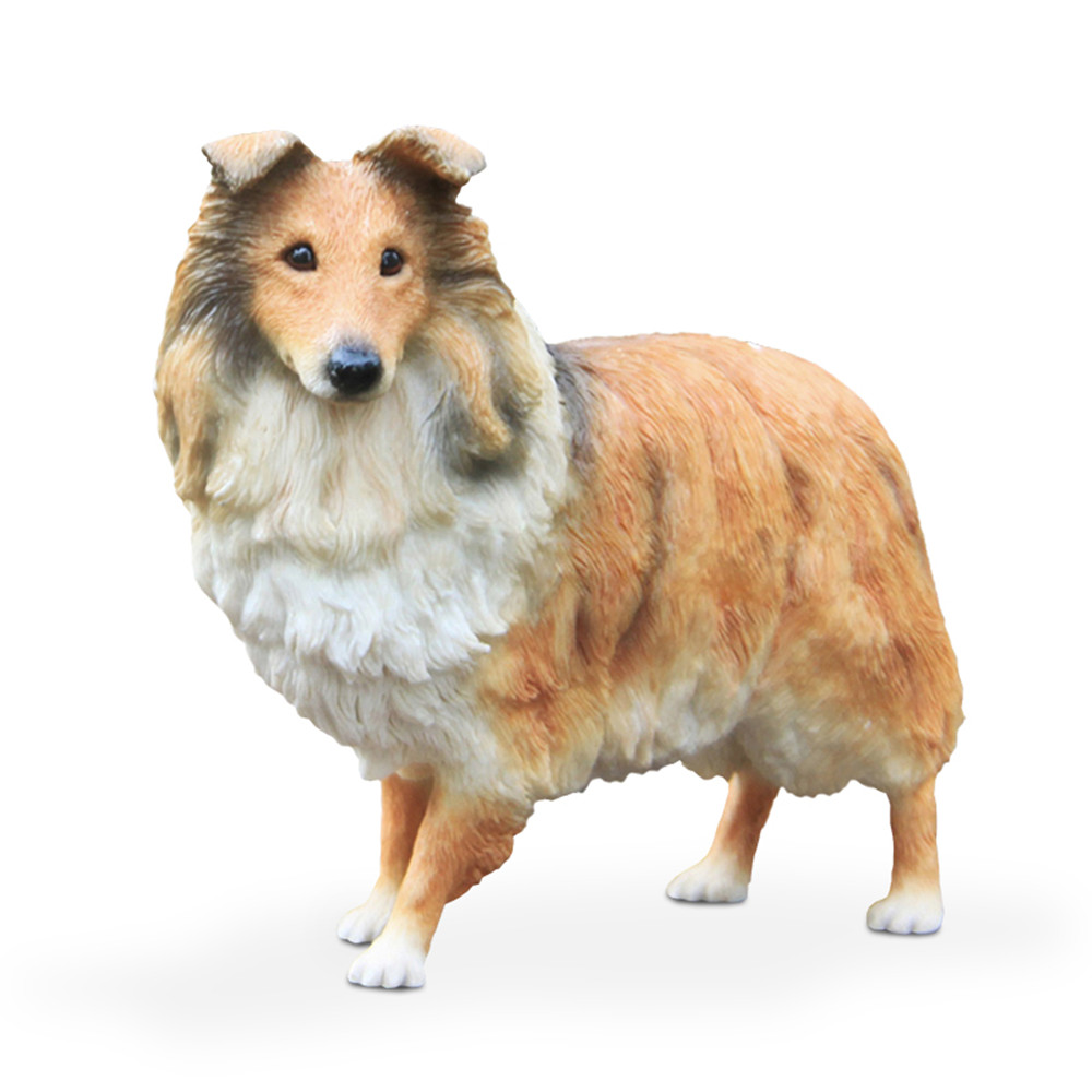 JJM Shetland Sheepdog Pet Animal Figure Model Toy Collector Decor Kid Gift Resin JJM Shetland Sheepdog Pet Animal Figure Model Toy Collector Decor Kid Gift Resin