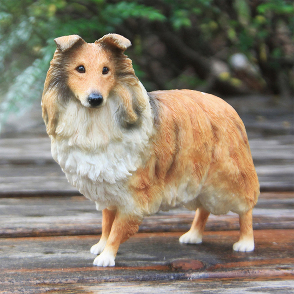 JJM Shetland Sheepdog Pet Animal Figure Model Toy Collector Decor Kid Gift Resin JJM Shetland Sheepdog Pet Animal Figure Model Toy Collector Decor Kid Gift Resin