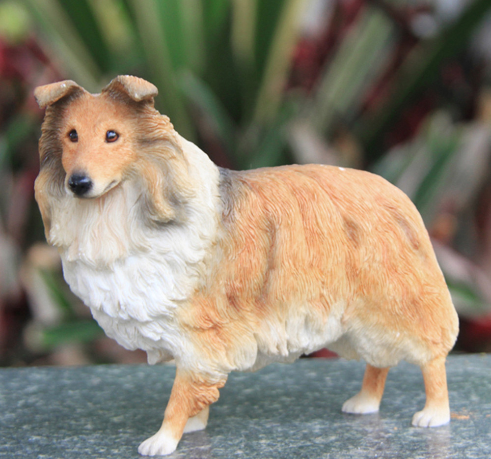 JJM Shetland Sheepdog Pet Animal Figure Model Toy Collector Decor Kid Gift Resin JJM Shetland Sheepdog Pet Animal Figure Model Toy Collector Decor Kid Gift Resin