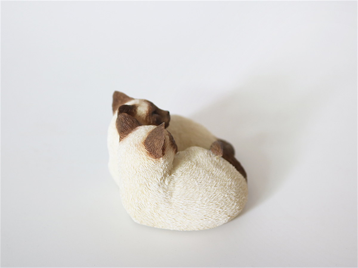 JJM Cute Birman Cat Pet Figure Kitten Felidae Animal Collector Toy Couple Sleeping Position Decoration Gift Crafts Souvenirs JJM Cute Birman Cat Pet Figure Kitten Felidae Animal Collector Toy Couple Sleeping Position Decoration Gift Crafts Souvenirs