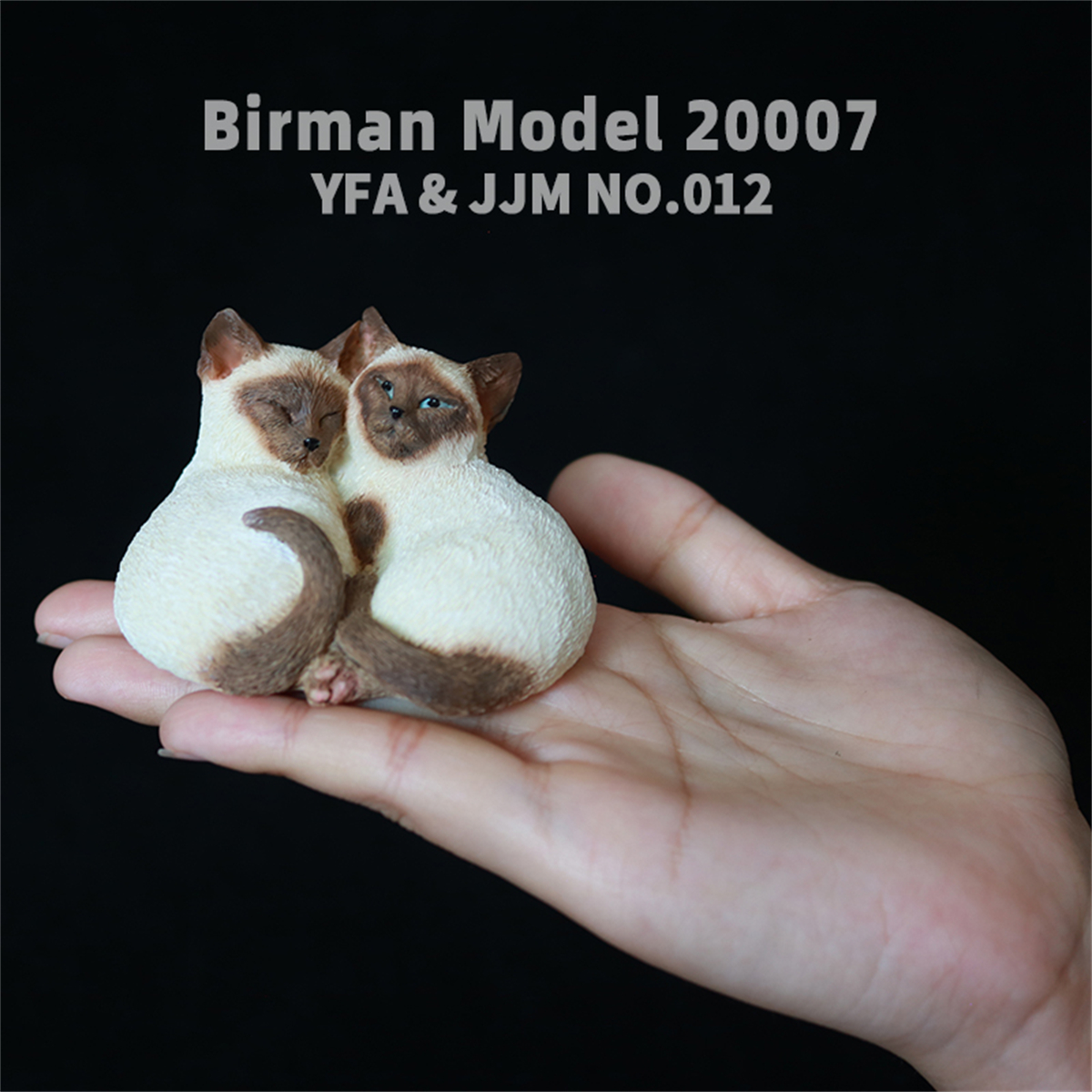 JJM Cute Birman Cat Pet Figure Kitten Felidae Animal Collector Toy Couple Sleeping Position Decoration Gift Crafts Souvenirs JJM Cute Birman Cat Pet Figure Kitten Felidae Animal Collector Toy Couple Sleeping Position Decoration Gift Crafts Souvenirs