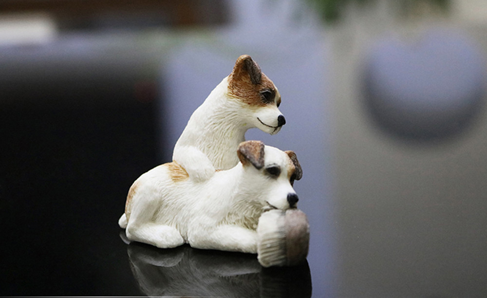JJM Jack Russell Terrier Dog Pet Figure Collector Toy Model Educational for Adults Kids Gift Canidae Animal Car Decoration JJM Jack Russell Terrier Dog Pet Figure Collector Toy Model Educational for Adults Kids Gift Canidae Animal Car Decoration