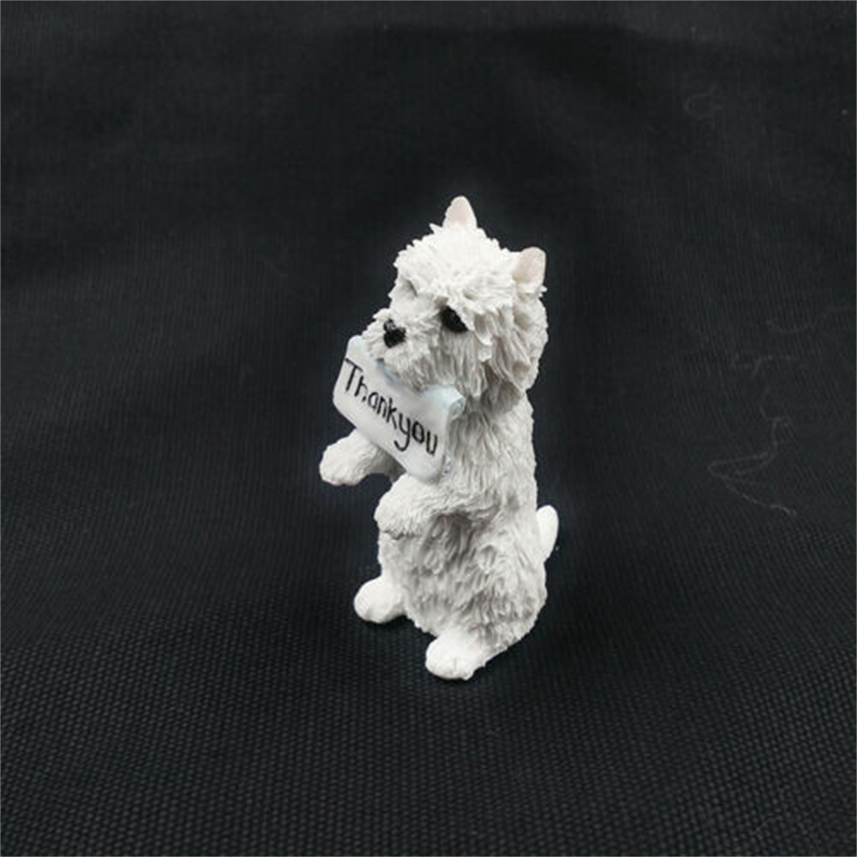 JJM West Highland White Terrier Dog Stand Pet Figure Collector Animal Kid Toys Crafts Souvenirs Gift Decor Vehicle Simulation