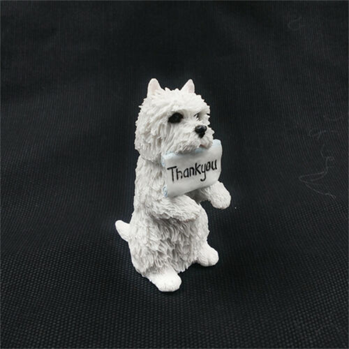 JJM West Highland White Terrier Dog Stand Pet Figure Collector Animal Kid Toys Crafts Souvenirs Gift Decor Vehicle Simulation