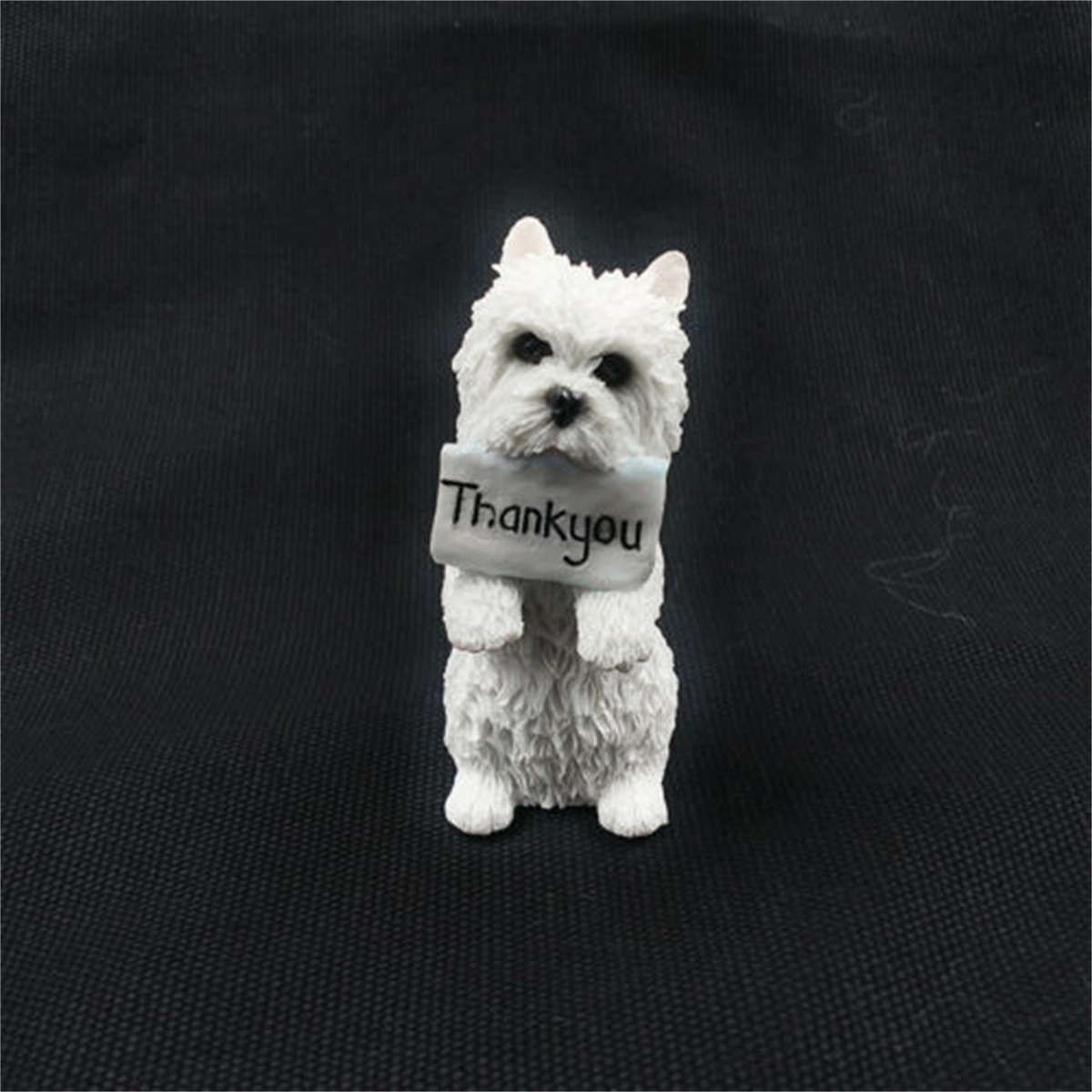 JJM West Highland White Terrier Dog Stand Pet Figure Collector Animal Kid Toys Crafts Souvenirs Gift Decor Vehicle Simulation