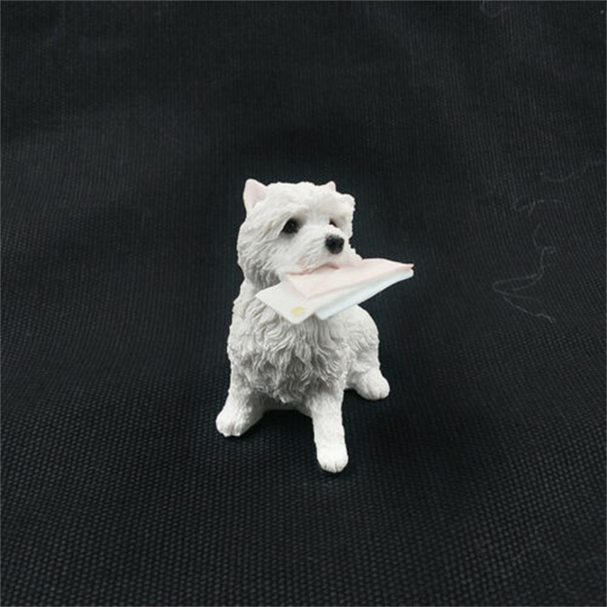 JJM West Highland White Terrier Envelope Dog Pet Figure Collector Animal Toys Crafts Souvenirs Gift Decor Vehicle Simulation