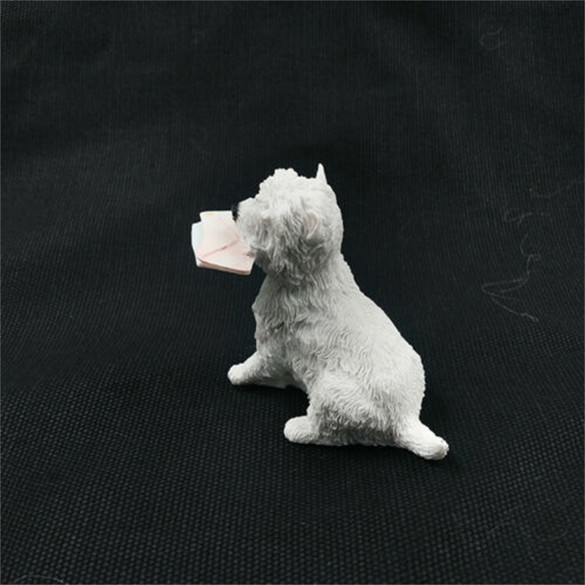 JJM West Highland White Terrier Envelope Dog Pet Figure Collector Animal Toys Crafts Souvenirs Gift Decor Vehicle Simulation