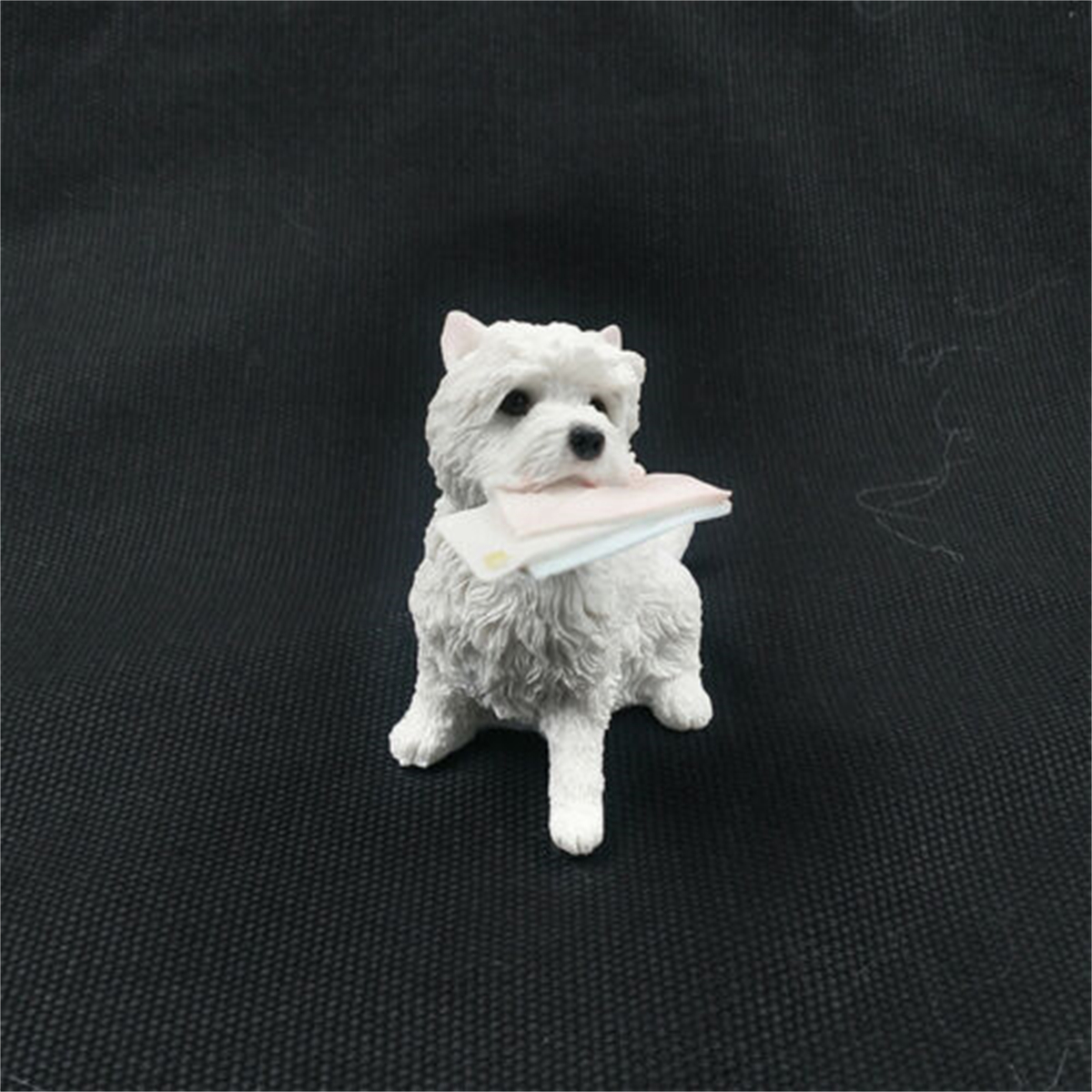 JJM West Highland White Terrier Envelope Dog Pet Figure Collector Animal Toys Crafts Souvenirs Gift Decor Vehicle Simulation