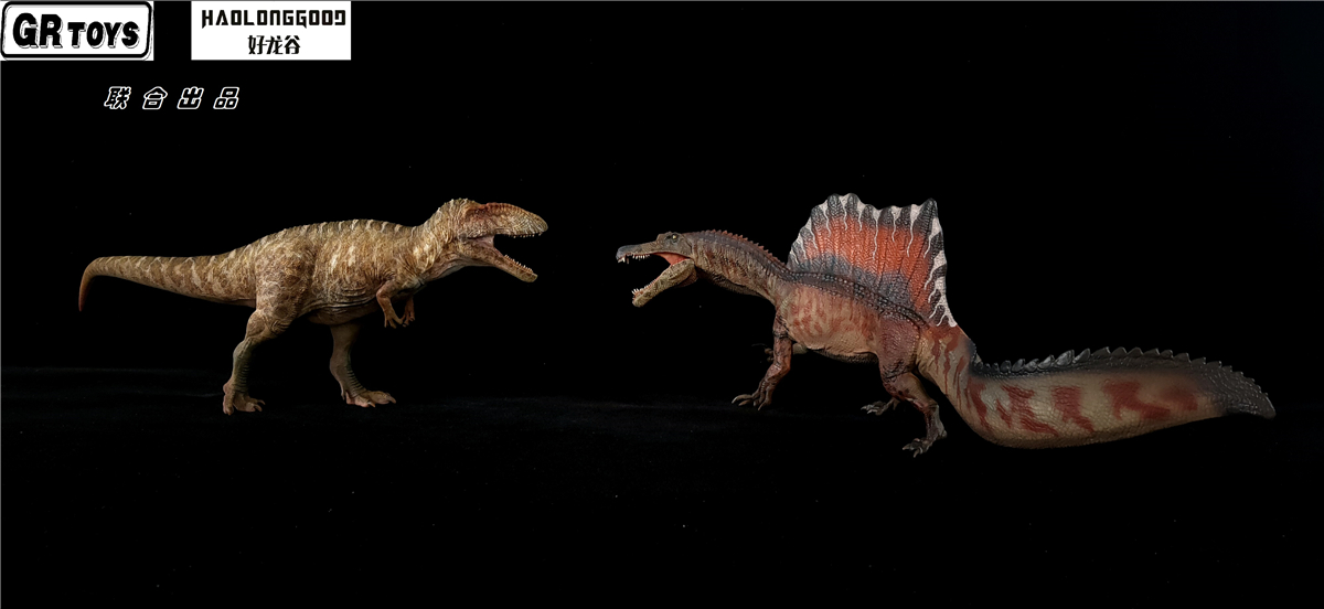 IN STOCK! GRTOYS 1/35 Scientific Carcharodontosaurus Figure Realistic Dinosaur PVC Collector Toys Animal Model Decoration Gift