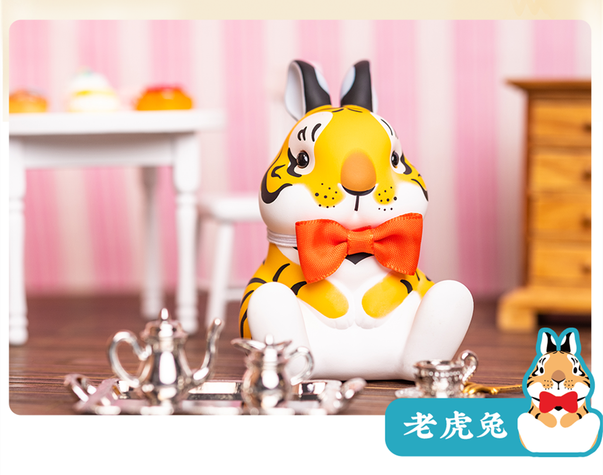 Fluff Rabbit Model Blind Box Animal Figure Collector Kid Cute Toy Gift Crafts Souvenirs Car Decoration Simulation Ornaments