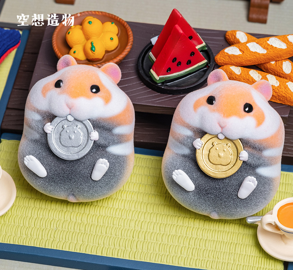 Cute Hamster Animal Blind Box Model Figure Collector Simulation Ornaments Decor Toy Gift Crafts Souvenirs