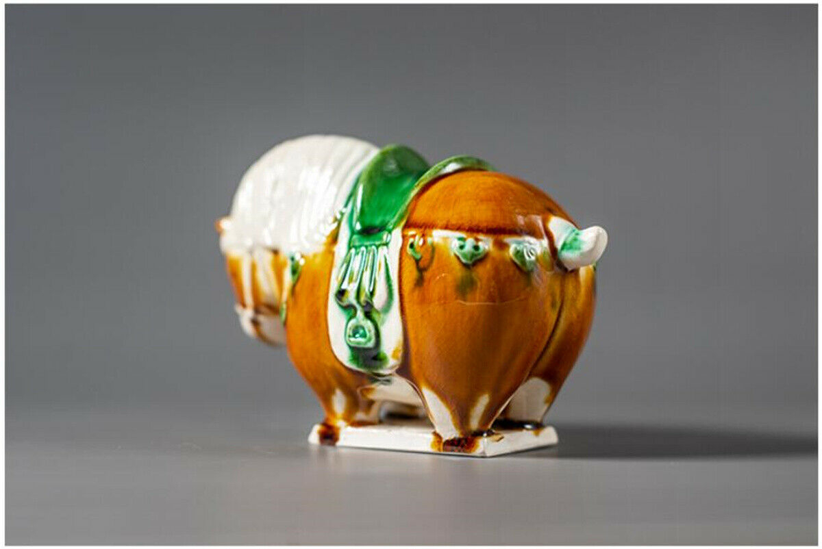 Tang Three-color Glaze Horse Model Intangible Cultural Heritage Collector Decor Gift Crafts Souvenirs Decoration Cute Ornaments