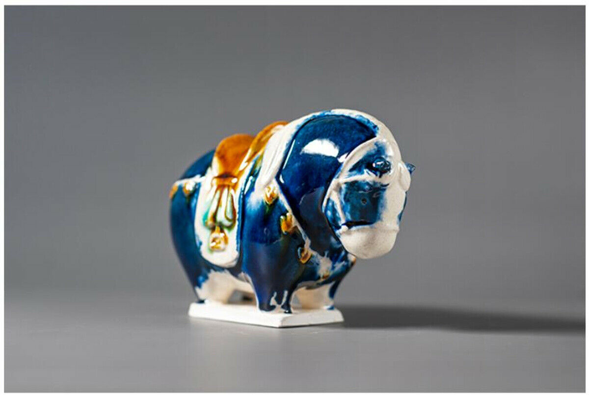 Tang Three-color Glaze Horse Model Intangible Cultural Heritage Collector Decor Gift Crafts Souvenirs Decoration Cute Ornaments
