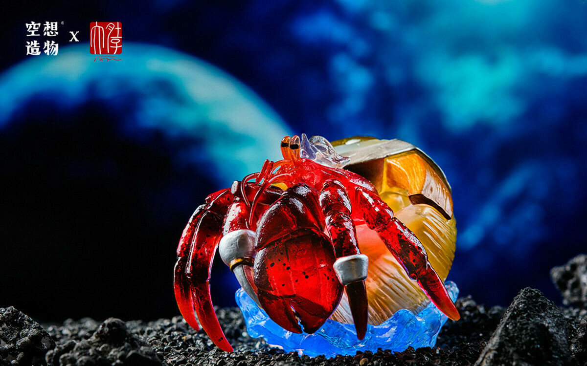 Summer Hermit Crab Model Blind Box Animal Paguridae Figure Collector Decor Gift Crafts Souvenirs Decoration Vehicle Simulation