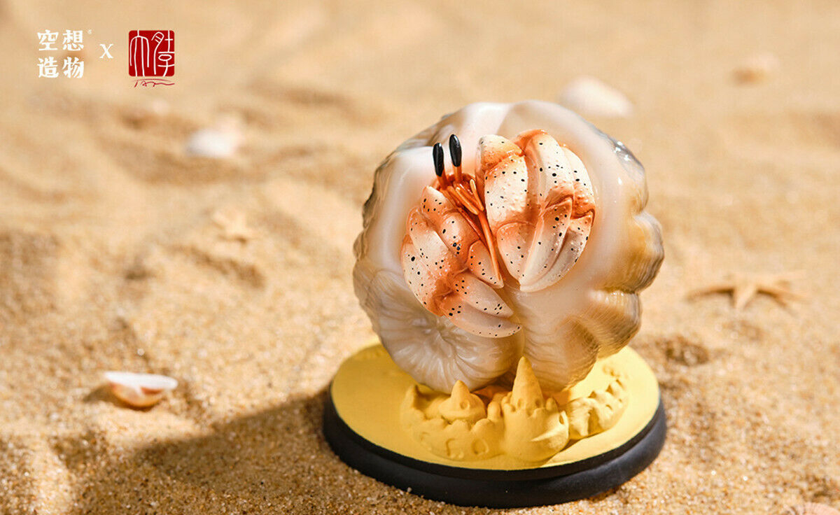 Summer Hermit Crab Model Blind Box Animal Paguridae Figure Collector Decor Gift Crafts Souvenirs Decoration Vehicle Simulation