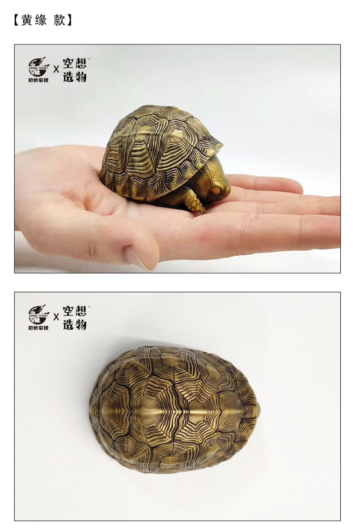 Copper Turtle Model Chelydra Osceola Chinemys Animal Figure Collector Decor Gift Crafts Souvenirs Decoration Vehicle Simulation