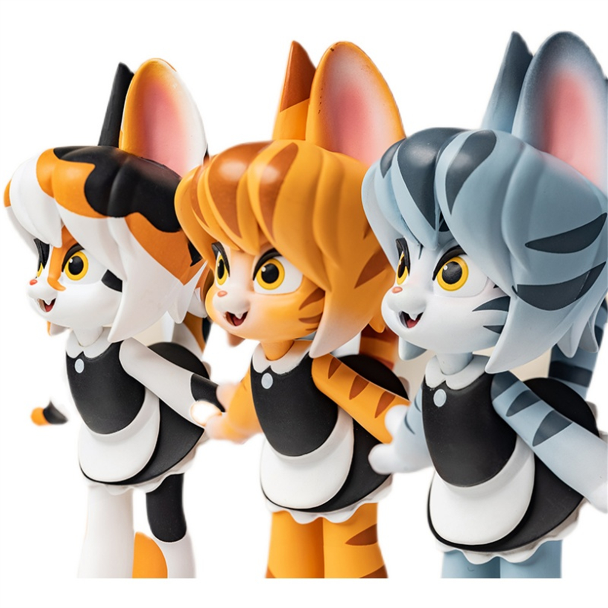 The Maid Cat Blind Box Model Cute Pet Animal Figure Collector Decor Kid Toy Gift Crafts Souvenirs Decoration Vehicle Simulation