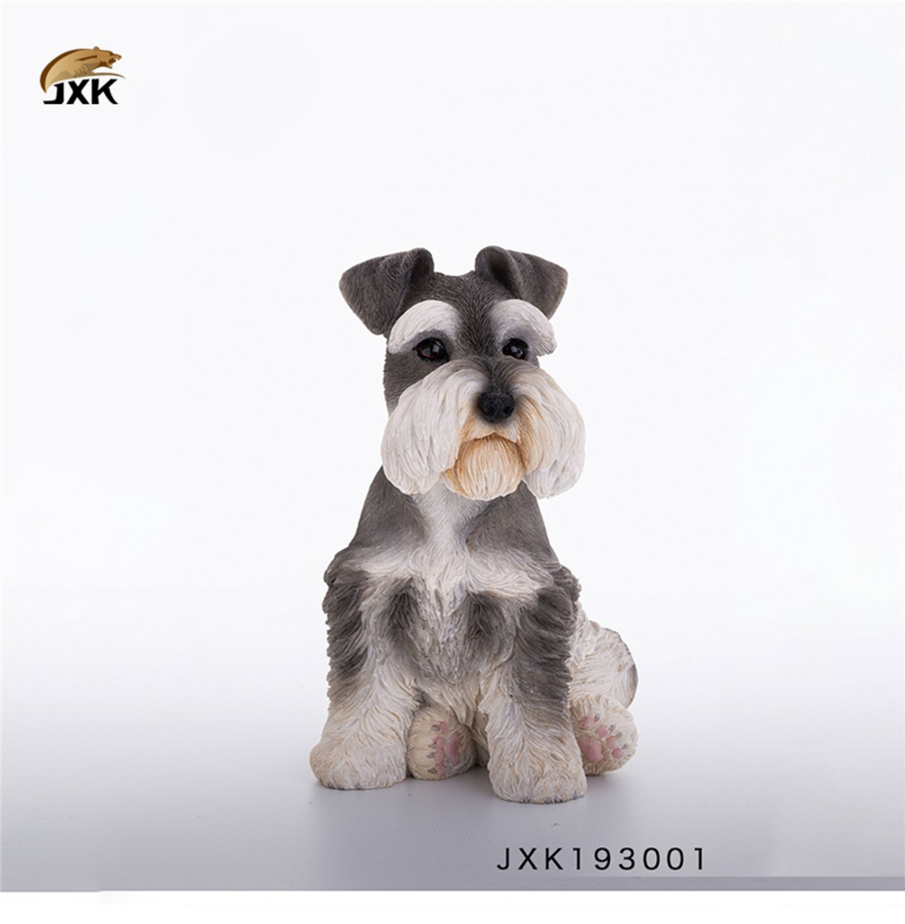JXK Bichon Frise Schnauzer Shepherd Dog Pet Healing Figure Canidae Animal Collector Toy Resin Desktop Decoration Gift JXK Bichon Frise Schnauzer Shepherd Dog Pet Healing Figure Canidae Animal Collector Toy Resin Desktop Decoration Gift