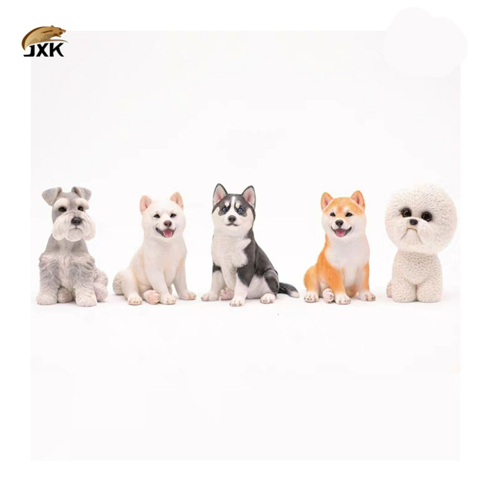 JXK Bichon Frise Schnauzer Shepherd Dog Pet Healing Figure Canidae Animal Collector Toy Resin Desktop Decoration Gift JXK Bichon Frise Schnauzer Shepherd Dog Pet Healing Figure Canidae Animal Collector Toy Resin Desktop Decoration Gift