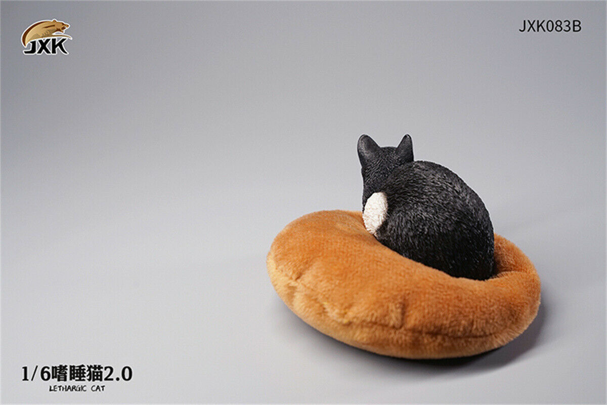 JXK 1/6 Lethargic Cat 2.0 Model Cute Pet Animal Lazy Cat Figure Collector Christmas Decoration Ornaments Adults Kids Gift