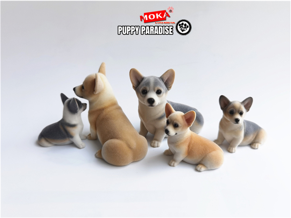 JXK Fluff Pembroke Welsh Corgi Dog Pet Healing Figure Canidae Animal Collector Toy Resin Desktop Decoration Gift JXK Fluff Pembroke Welsh Corgi Dog Pet Healing Figure Canidae Animal Collector Toy Resin Desktop Decoration Gift