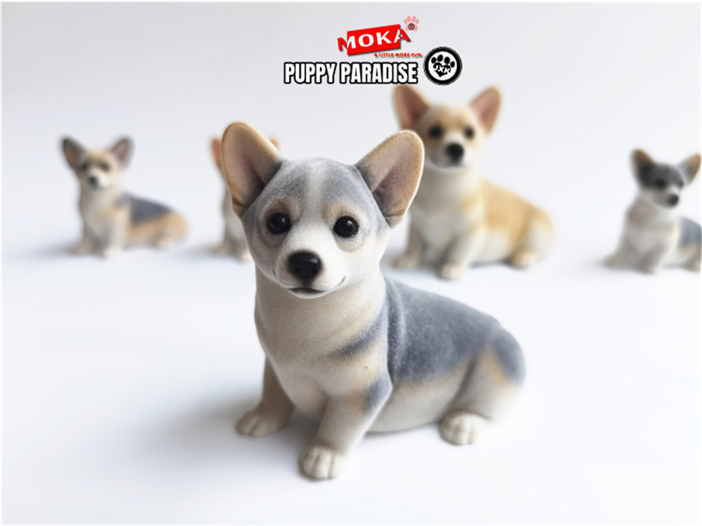 JXK Fluff Pembroke Welsh Corgi Dog Pet Healing Figure Canidae Animal Collector Toy Resin Desktop Decoration Gift JXK Fluff Pembroke Welsh Corgi Dog Pet Healing Figure Canidae Animal Collector Toy Resin Desktop Decoration Gift