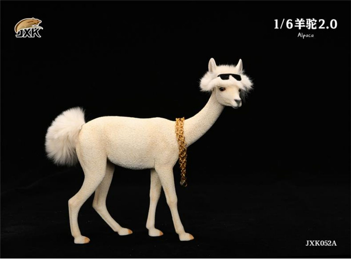 JXK 1/6 Alpaca 2.0 Figure Grass Mud Horse Pet Healing Figure Camelidae Animal Collector Toy Resin Desktop Decoration Gift JXK 1/6 Alpaca 2.0 Figure Grass Mud Horse Pet Healing Figure Camelidae Animal Collector Toy Resin Desktop Decoration Gift