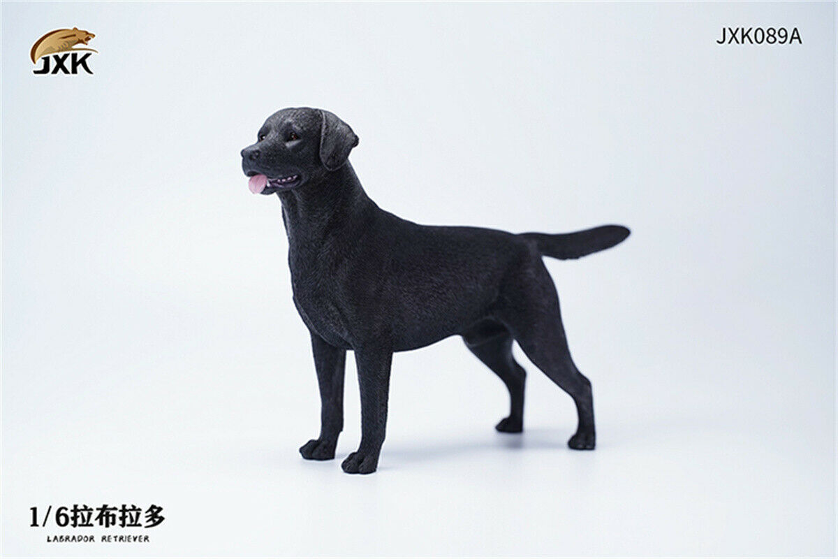 JXK 1/6th Labrador Retriever Dog Model Cute Pet Figure Animal Figure Collector Creative Funny Christmas Decoration Kid Toy Gift