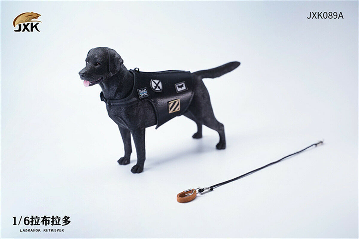 JXK 1/6th Labrador Retriever Dog Model Cute Pet Figure Animal Figure Collector Creative Funny Christmas Decoration Kid Toy Gift