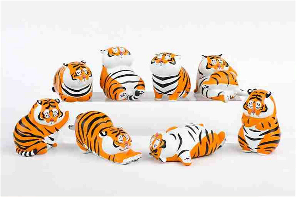 Fat Tiger Blind Box Model Cute Animal Figure Collector Decor Toy Gift Crafts Souvenirs Simulation Ornaments Healing System Fat Tiger Blind Box Model Cute Animal Figure Collector Decor Toy Gift Crafts Souvenirs Simulation Ornaments Healing System