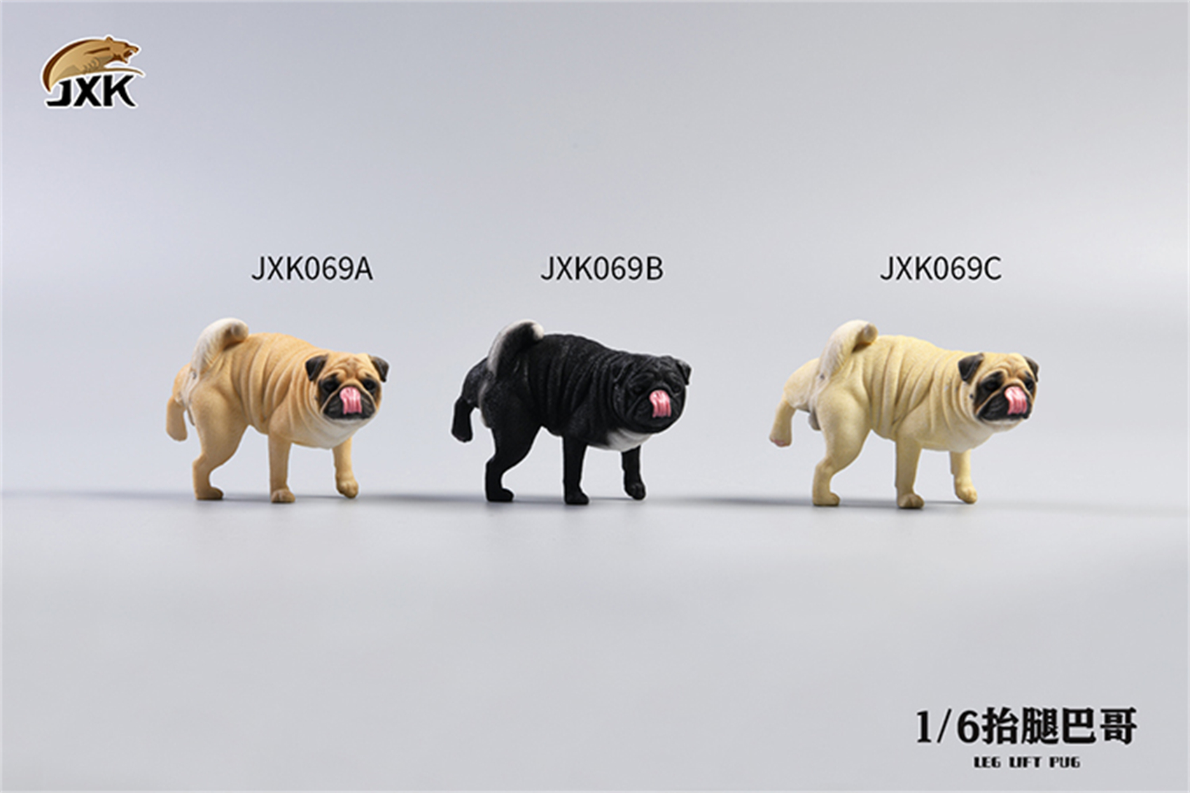 JXK 1/6 Funny Pug Figure Dog Pet Healing Figure Cute Canidae Animal Collector Toy Resin Desktop Decoration Gift JXK 1/6 Funny Pug Figure Dog Pet Healing Figure Cute Canidae Animal Collector Toy Resin Desktop Decoration Gift