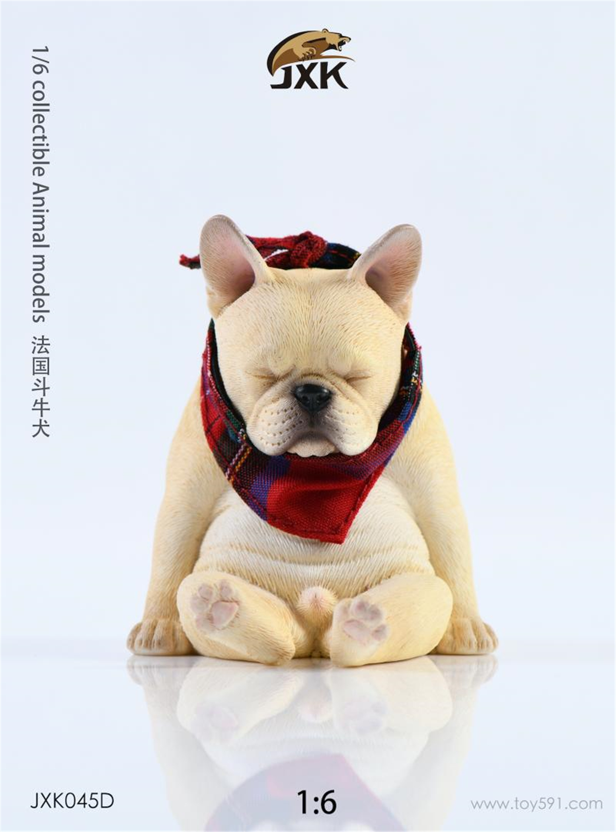 JXK 1:6 Scale Decadent French Bulldog Scarf Dog Pet Healing Figure Recreational Sofa Animal Collector Toy Resin Decoration Gift JXK 1:6 Scale Decadent French Bulldog Scarf Dog Pet Healing Figure Recreational Sofa Animal Collector Toy Resin Decoration Gift