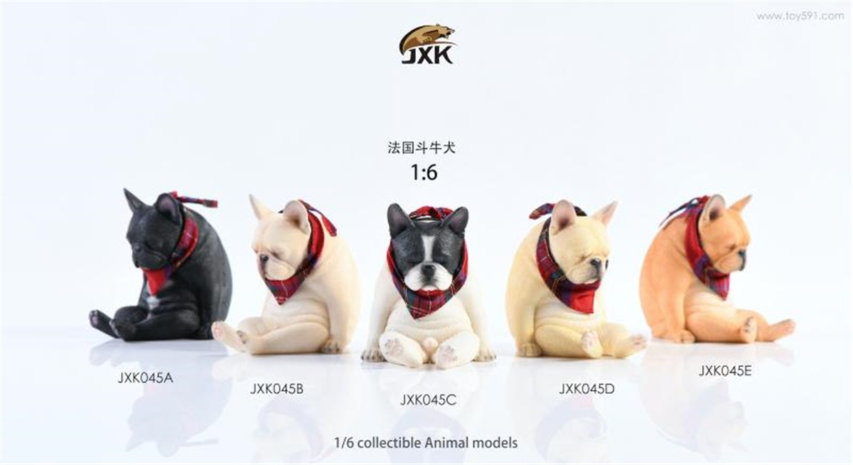 JXK 1:6 Scale Decadent French Bulldog Scarf Dog Pet Healing Figure Recreational Sofa Animal Collector Toy Resin Decoration Gift JXK 1:6 Scale Decadent French Bulldog Scarf Dog Pet Healing Figure Recreational Sofa Animal Collector Toy Resin Decoration Gift