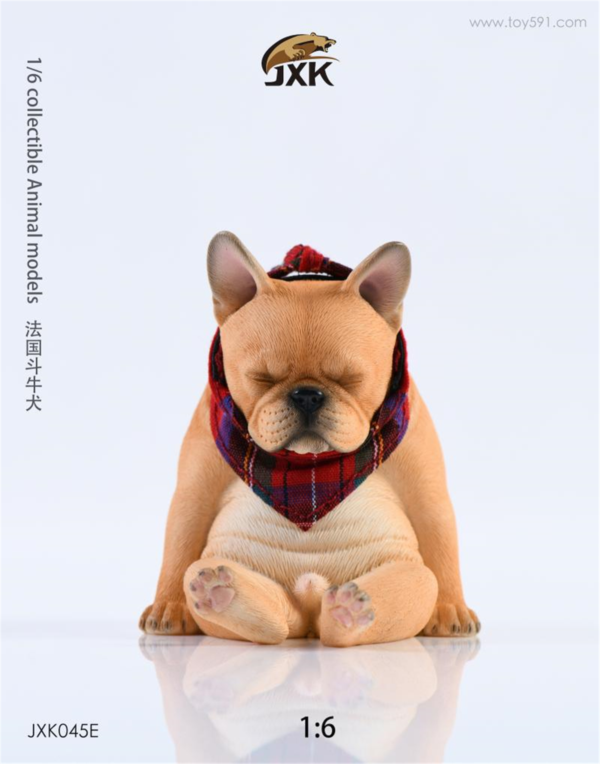 JXK 1:6 Scale Decadent French Bulldog Scarf Dog Pet Healing Figure Recreational Sofa Animal Collector Toy Resin Decoration Gift JXK 1:6 Scale Decadent French Bulldog Scarf Dog Pet Healing Figure Recreational Sofa Animal Collector Toy Resin Decoration Gift