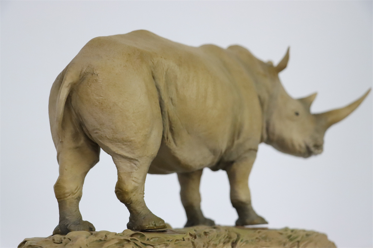 MM x Paleocraft 1/15 African White Rhino With Base Statue Rhinoceros Animal Model Collection Education Model Fingure Collector MM x Paleocraft 1/15 African White Rhino With Base Statue Rhinoceros Animal Model Collection Education Model Fingure Collector