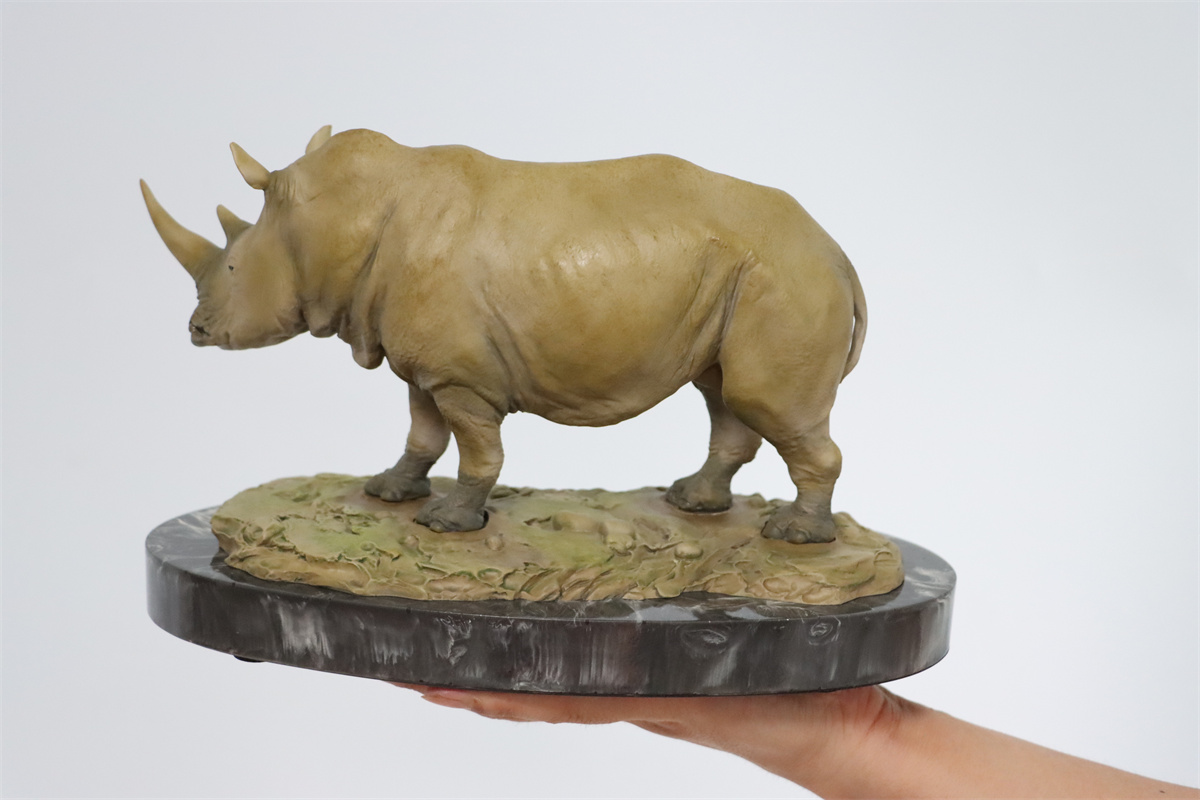 MM x Paleocraft 1/15 African White Rhino With Base Statue Rhinoceros Animal Model Collection Education Model Fingure Collector MM x Paleocraft 1/15 African White Rhino With Base Statue Rhinoceros Animal Model Collection Education Model Fingure Collector